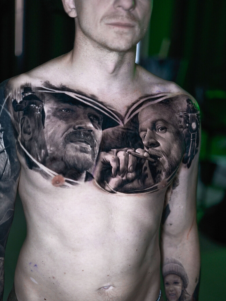 Tattoo artist Kirill Antik